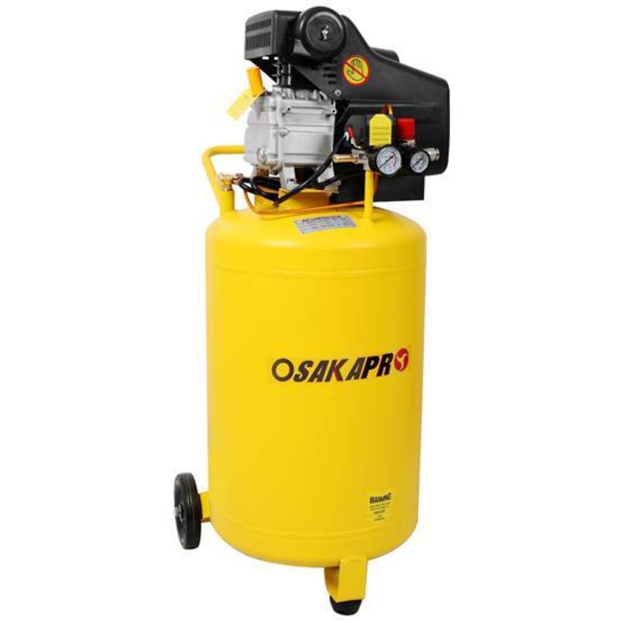 21-Gal Portable Air Compressor 110V/60HZ, 2.5HP, Max 115PSI, yellow, BAC-W465P421799